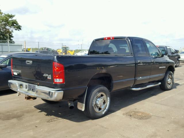3D7KU28CX4G261537 - 2004 DODGE RAM 2500 S 黑色 照片 4