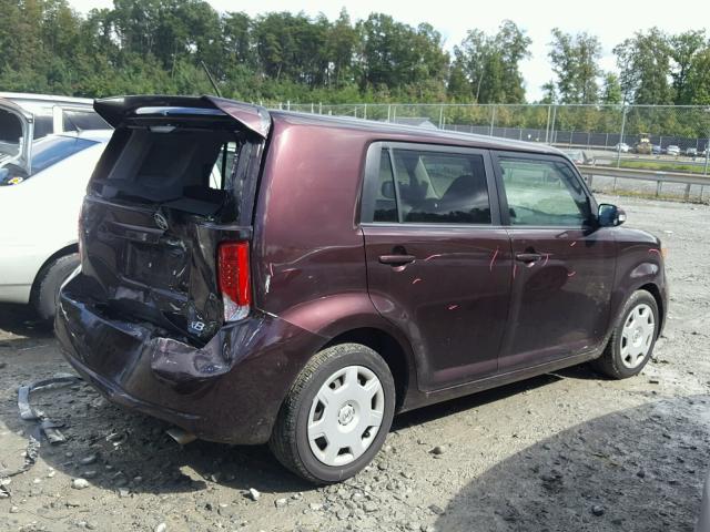 JTLKE50E991065623 - 2009 TOYOTA SCION XB ბურგუნდია ფოტო 4