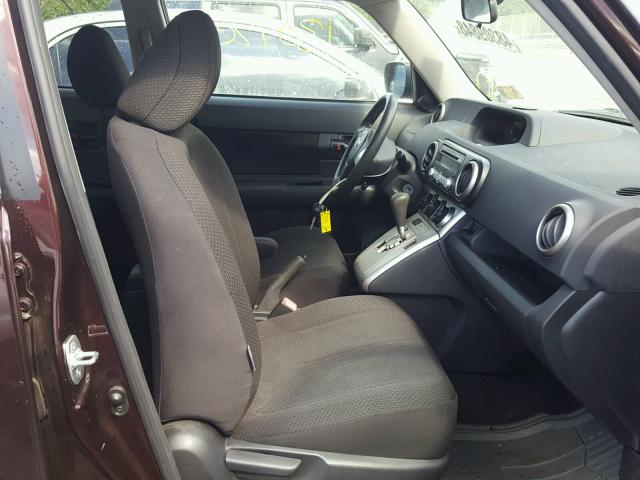 JTLKE50E991065623 - 2009 TOYOTA SCION XB ბურგუნდია ფოტო 5