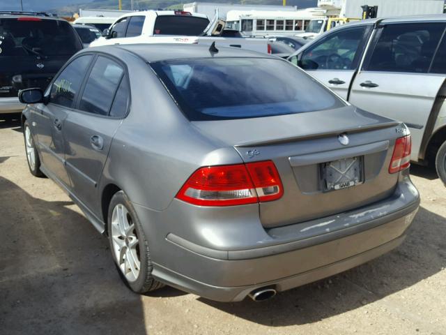 YS3FH49Y841010254 - 2004 SAAB 9-3 AERO GRAY photo 3