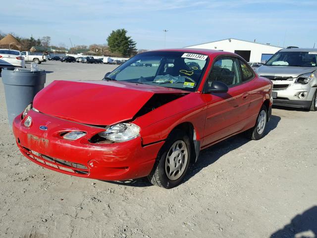 3FALP1135WR118003 - 1998 FORD ESCORT ZX2 RED photo 2