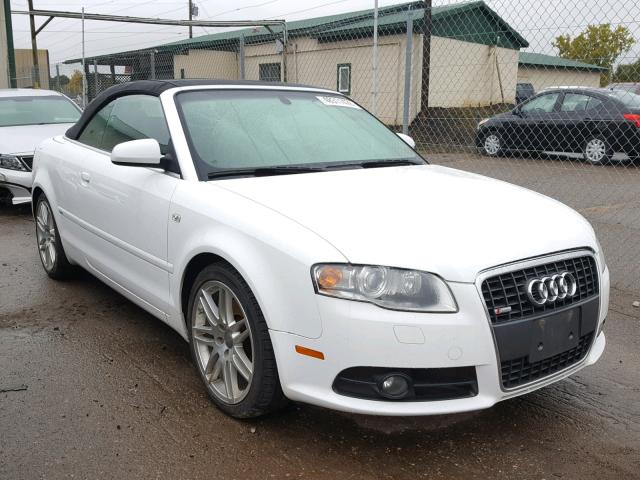 WAUDF48H79K009164 - 2009 AUDI A4 2.0T CA WHITE photo 1