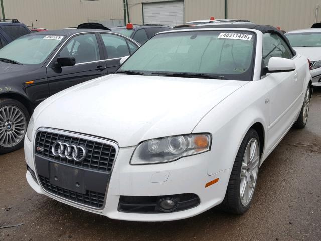 WAUDF48H79K009164 - 2009 AUDI A4 2.0T CA WHITE photo 2