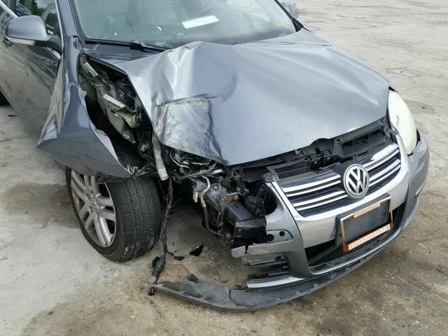 3VWEF81K27M071885 - 2007 VOLKSWAGEN JETTA WOLF GRAY photo 9