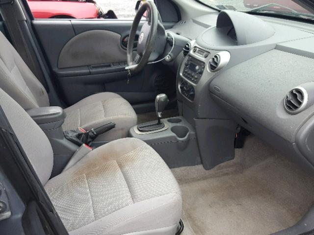 1G8AJ52F35Z102096 - 2005 SATURN ION LEVEL GRAY photo 5