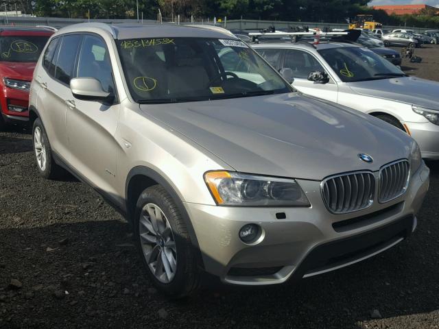 5UXWX9C58E0D26669 - 2014 BMW X3 XDRIVE2 SILVER photo 1