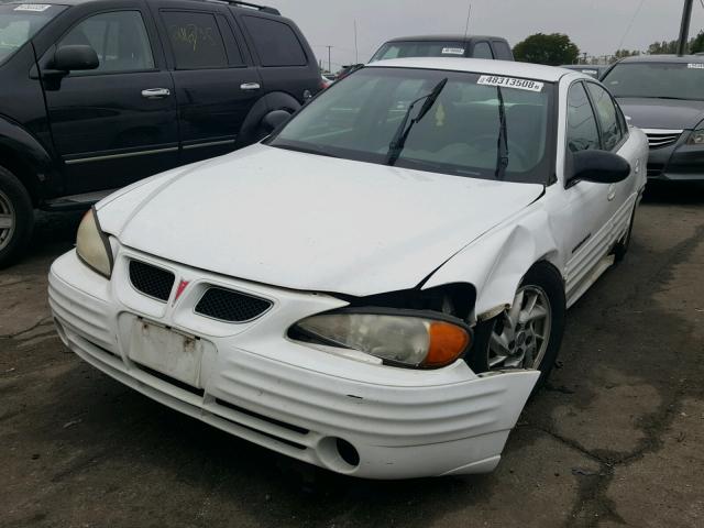 1G2NF52E22C101198 - 2002 PONTIAC GRAND AM S Ağ foto 2