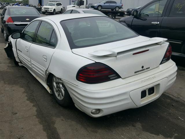 1G2NF52E22C101198 - 2002 PONTIAC GRAND AM S Ağ foto 3