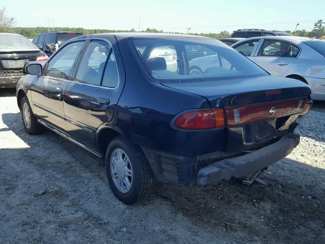 1N4AB41D4TC706419 - 1996 NISSAN SENTRA E BLUE photo 3