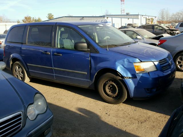 2D8HN44HX8R755042 - 2008 DODGE GRAND CARA BLUE photo 1