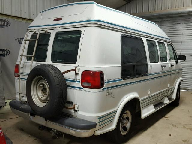 2B7HB21Y7SK546082 - 1995 DODGE RAM VAN B2 WHITE photo 4