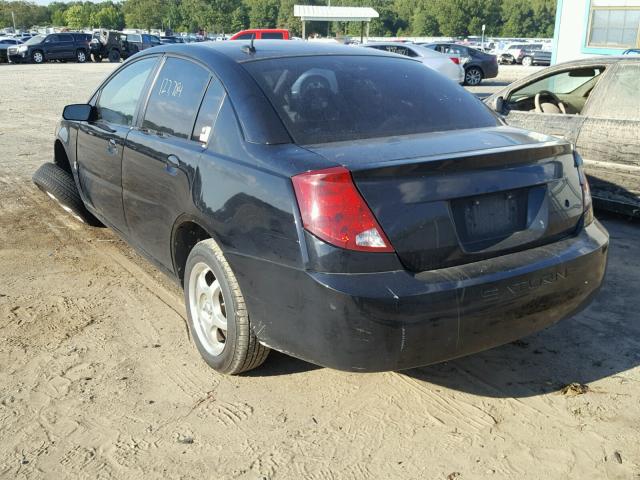 1G8AJ55F37Z186709 - 2007 SATURN ION LEVEL BLACK photo 3