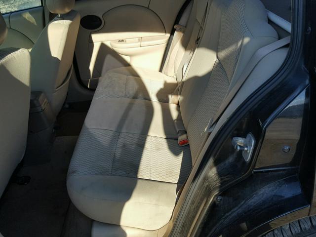 1G8AJ55F37Z186709 - 2007 SATURN ION LEVEL BLACK photo 6