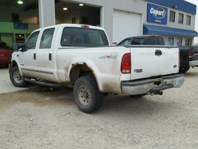 1FTNW21F3XEE52928 - 1999 FORD F250 SUPER WHITE photo 3