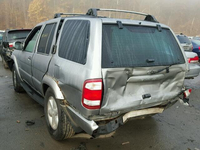 JN8DR09Y41W574233 - 2001 NISSAN PATHFINDER GRAY photo 3