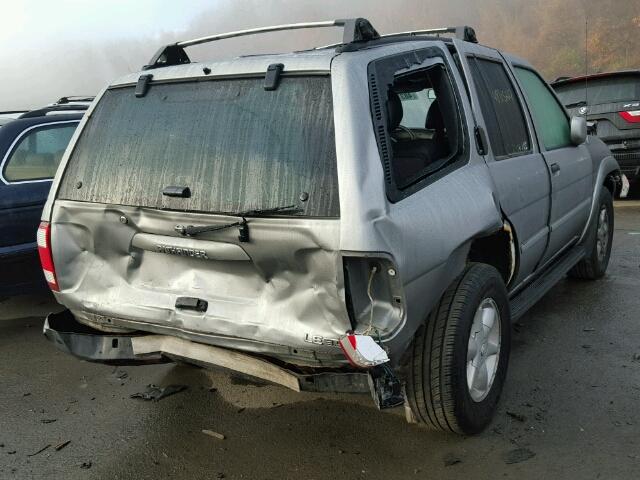 JN8DR09Y41W574233 - 2001 NISSAN PATHFINDER GRAY photo 4