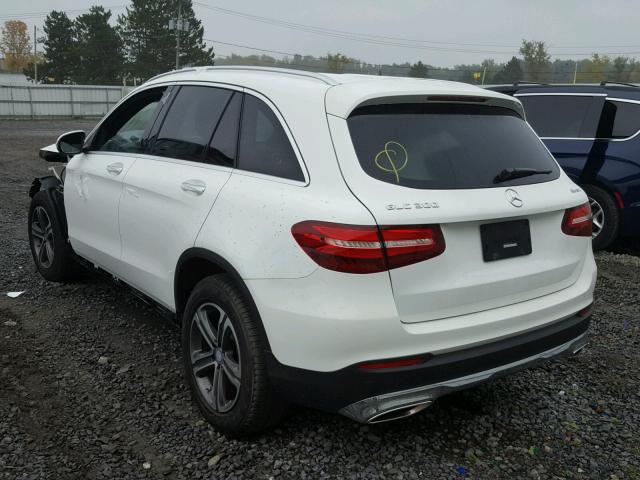 WDC0G4KB1HF122600 - 2017 MERCEDES-BENZ GLC 300 4M WHITE photo 3