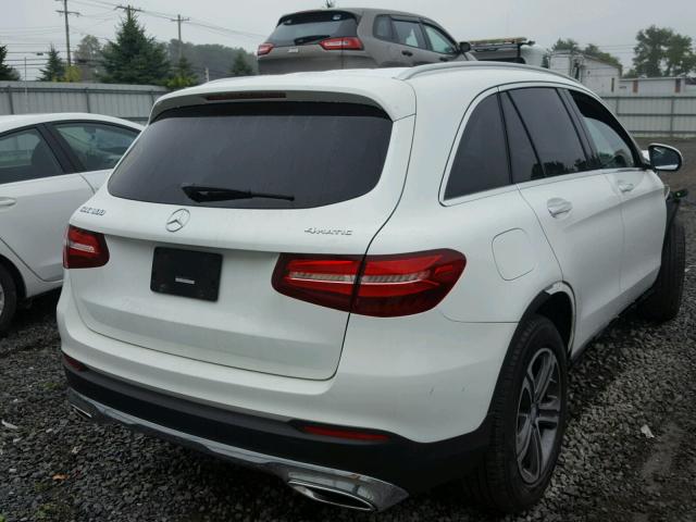 WDC0G4KB1HF122600 - 2017 MERCEDES-BENZ GLC 300 4M WHITE photo 4