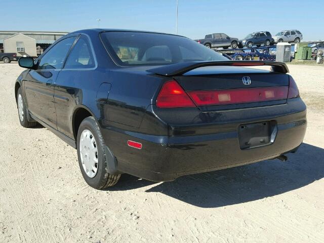 1HGCG31471A023705 - 2001 HONDA ACCORD LX BLACK photo 3