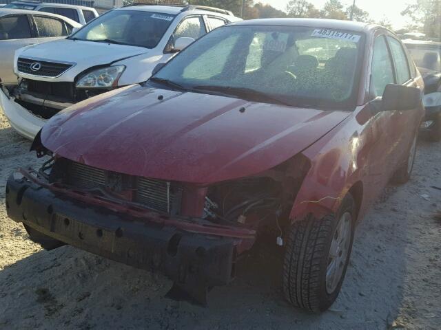 1FAHP3EN3AW266718 - 2010 FORD FOCUS S RED photo 2