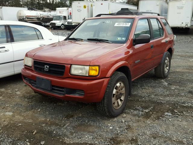 4S6CM58W4X4418235 - 1999 HONDA PASSPORT E RED photo 2