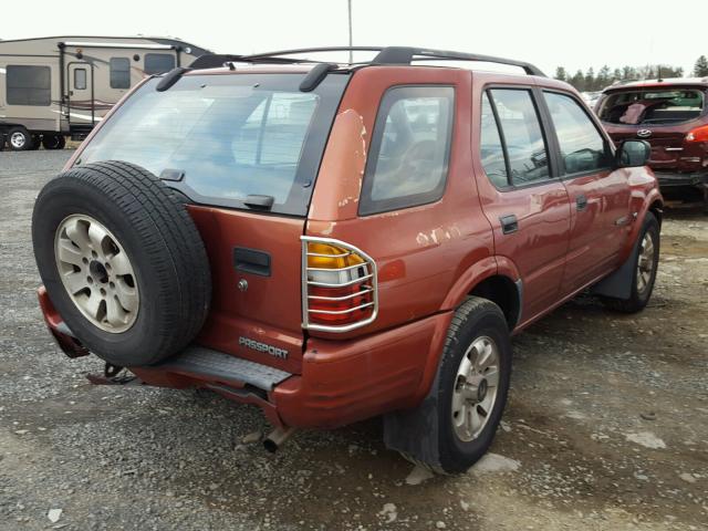 4S6CM58W4X4418235 - 1999 HONDA PASSPORT E RED photo 4