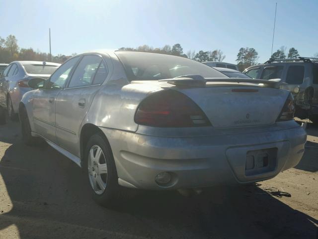 1G2NE52E05M202161 - 2005 PONTIAC GRAND AM S SILVER photo 3