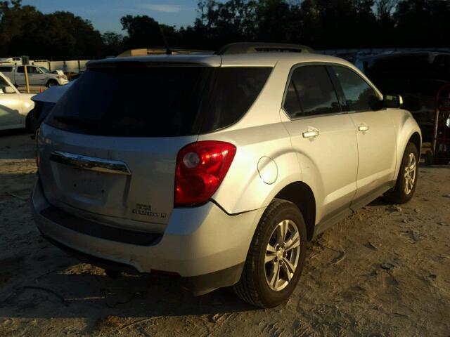 2GNFLBE3XE6105263 - 2014 CHEVROLET EQUINOX LT SILVER photo 4