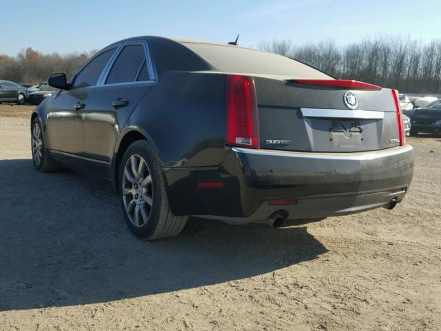 1G6DT57V680184270 - 2008 CADILLAC CTS HI FEA BLACK photo 3