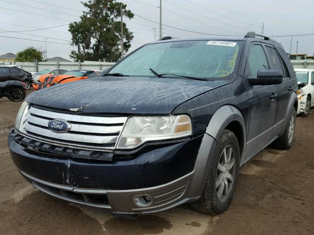 1FMDK05W48GA12269 - 2008 FORD TAURUS X S BLACK photo 2