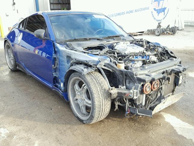 JN1AZ34D46M302159 - 2006 NISSAN 350Z COUPE BLUE photo 1