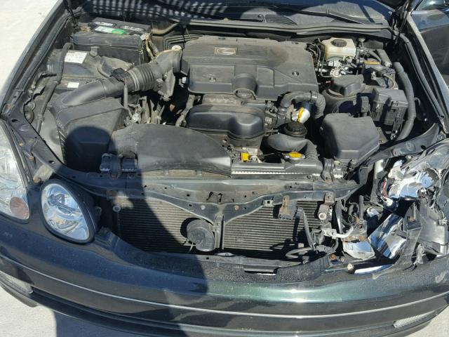 JT8BD69S610144950 - 2001 LEXUS GS 300 GREEN photo 7