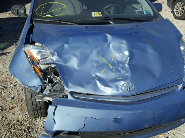 JTDKB20U167511234 - 2006 TOYOTA PRIUS BLUE photo 9