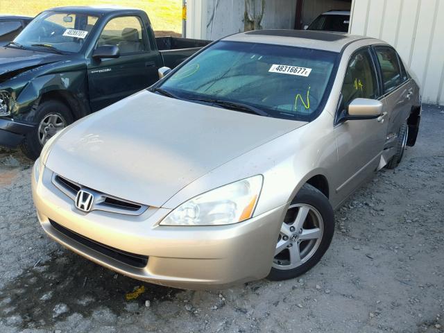 1HGCM56825A026081 - 2005 HONDA ACCORD EX GOLD photo 2