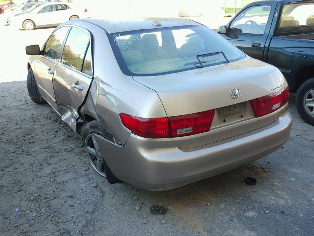 1HGCM56825A026081 - 2005 HONDA ACCORD EX GOLD photo 3