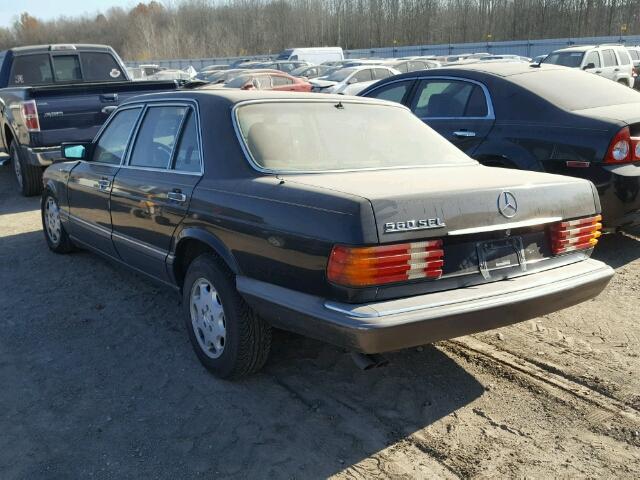 WDBCA39E3LA543950 - 1990 MERCEDES-BENZ 560 SEL BLACK photo 3