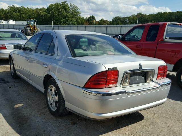 1LNHM87A11Y619337 - 2001 LINCOLN LS SILVER photo 3