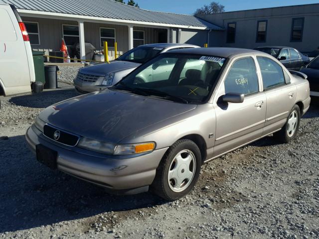 1MELM66L9SK642261 - 1995 MERCURY MYSTIQUE L TAN photo 2