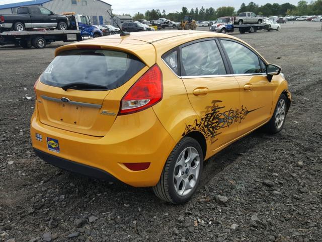 3FADP4FJ4BM159288 - 2011 FORD FIESTA SES ORANGE photo 4