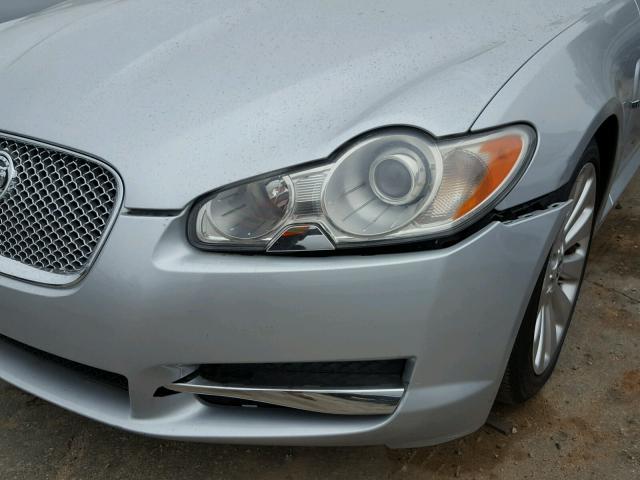 SAJWA06B99HR46498 - 2009 JAGUAR XF PREMIUM SILVER photo 9