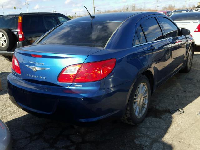 1C3LC56B99N507977 - 2009 CHRYSLER SEBRING TO BLUE photo 4