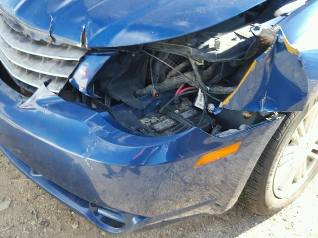 1C3LC56B99N507977 - 2009 CHRYSLER SEBRING TO BLUE photo 9