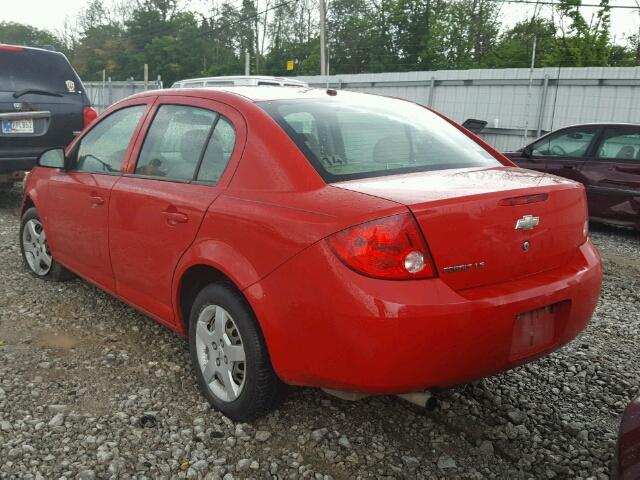 1G1AK58F987167067 - 2008 CHEVROLET COBALT LS RED photo 3