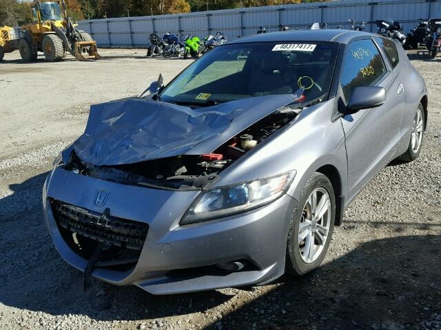 JHMZF1D6XBS005688 - 2011 HONDA CR-Z EX SILVER photo 2