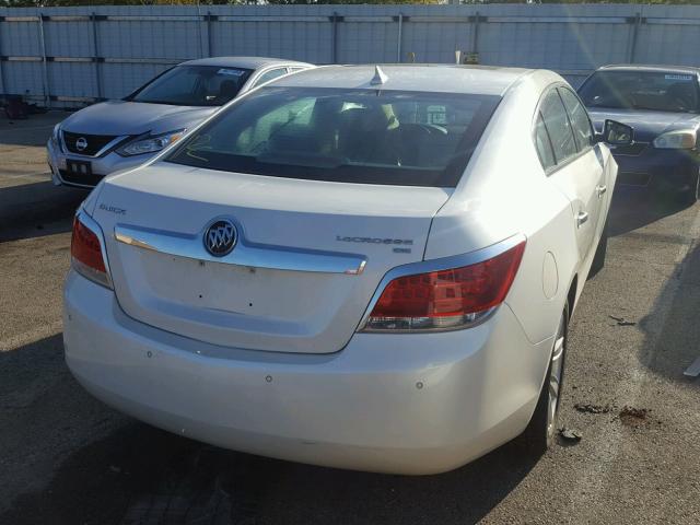 1G4GC5EG3AF315295 - 2010 BUICK LACROSSE C WHITE photo 4