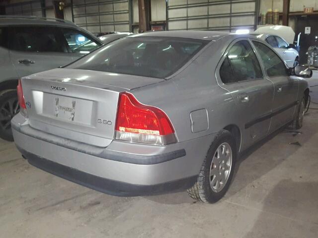 YV1RS61R012051158 - 2001 VOLVO S60 SILVER photo 4