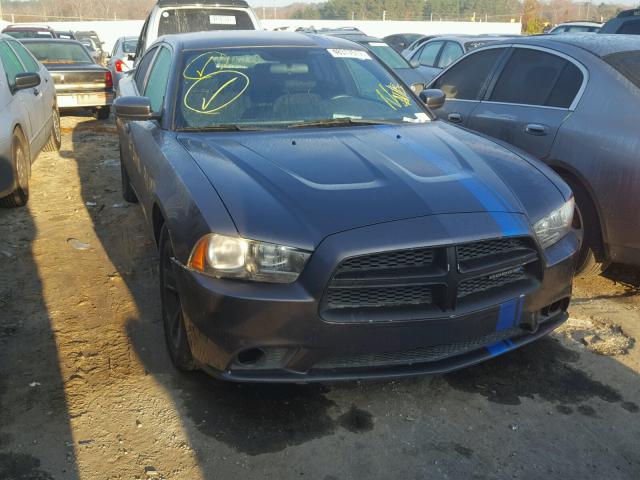 2C3CDXBG4DH686697 - 2013 DODGE CHARGER SE GRAY photo 1