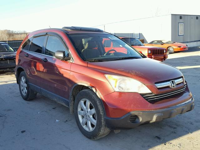 JHLRE485X8C056671 - 2008 HONDA CR-V EX MAROON photo 1