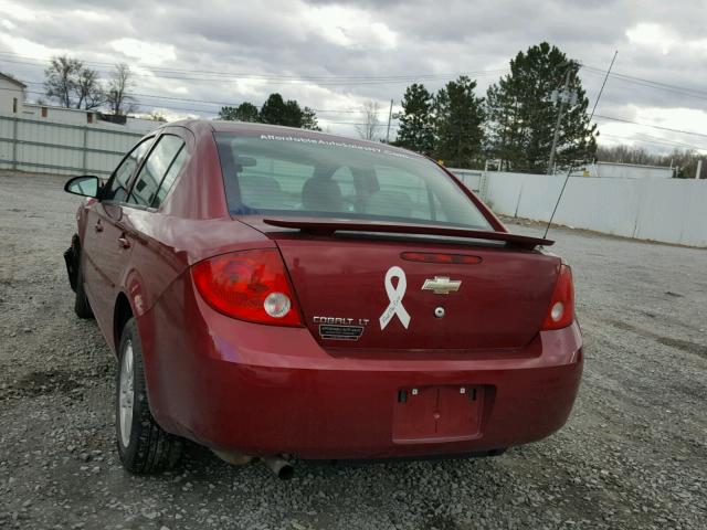 1G1AL58F377400789 - 2007 CHEVROLET COBALT LT BURGUNDY photo 3