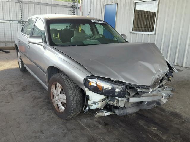 2G1WF52E359242799 - 2005 CHEVROLET IMPALA SILVER photo 1